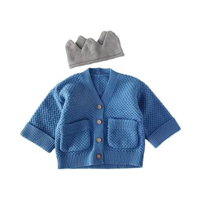 China Other New Design Spring and Autumn Clothing Boys Sweater Knitted Vest Jacket All-Match Cardigans and Girls Infants and Kids for sale