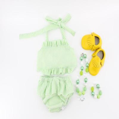 China Newly Designed Eco-friendly 2022 Hot Style Organic Babies Set High Quality Girls Swimwear for sale