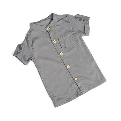 China 2021 Eco-friendly Children's Plain Color Boys T-shirt Children's Summer Wear Wear Boutique Kids Wear for sale