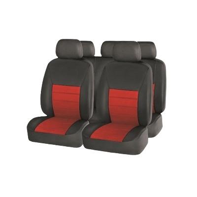 China The bottom attached with new orange foam leather car seat cover, dubai wellfit car seat cover for sale