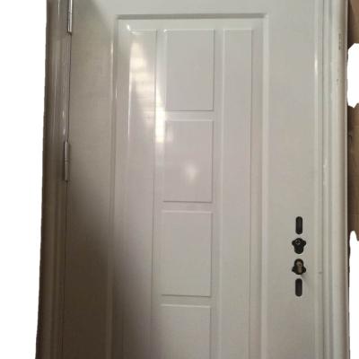 China Modern entrance exterior steel door for prefab container house house flat pack house. Te koop