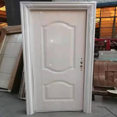 China Exterior Single Open Panel Modern Entry Door Steel Metal For Container House Prefab House. for sale