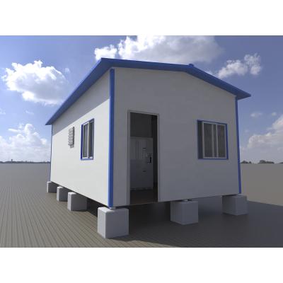 China Industrial Tiny Prefab House Prefab Building With Concrete Cement Chassis Self Design for sale