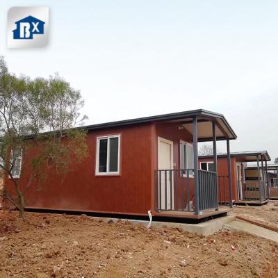 China Prefab Steel House Low Cost Workshop Wooden House Villa Prefab Home Modular Prefab House 2 Bedrooms for sale