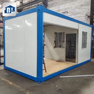 China 20ft modern custom sandwich panel prefab container house for 3 bedroom modular kiosk container house houses homes for sale