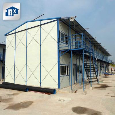 China Cheap type of industrial work building mobile modular house k camp prefab modular house dormitory house for sale