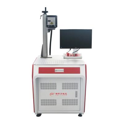 China 20w 30w Deep Cabinet Fiber Laser Marking Machine Desktop Laser Marking Machine For Metal Logo Date for sale