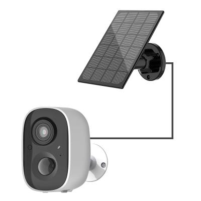 China Hd IP65 1080p Outdoor Indoor App Battery Operated No Wiring CCTV Solar Powered Wifi IP Smart Camera for sale