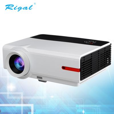 China Internet ready 2019 FHD 3D high lumens 1280X800 LED LCD android tv beamer projector business/education/home/theater for sale