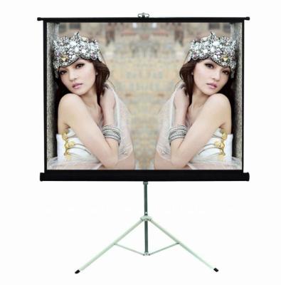 China Tripod Desktop Matte White Fabric Portable Tripod Projection Screen in Business Presentation for sale