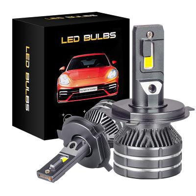 China New 2021 Universal Car Led Headlight Bulbs V80 H4 For Led Upgrade CSP 6000K 24months Bulitian 12800LM 12V, 12V 001 E-CLASS (W124) Car Headlight for sale