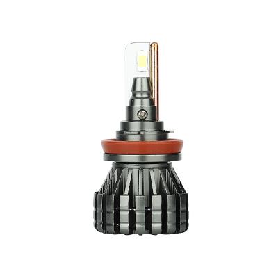 China High lumen 14500lm 70w super bright high power 6000K H11 h8 h9 IP68 waterproof car led headlight bulbs universal h11 for sale