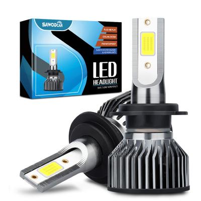 China Sawodcar V2 48W 8000lumen auto lighting system led kits mini car bulbs h7 motorcycle led auto headlight X5 (E53) for sale