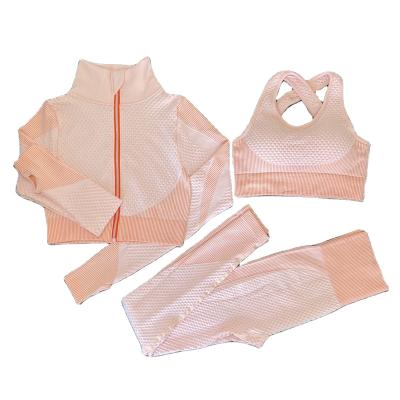 China Breathable Sports Active Bra Set Women High Waisted Legging Tracksuits Gym Yoga Set Top Wear for sale