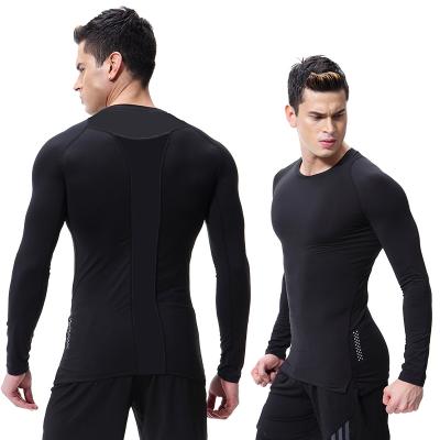 China Men's Breathable Stretch Long Sleeved T-Shirt Men Running Sports Wear Top for sale