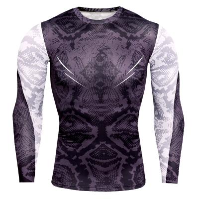 China Seamless Men's Breathable Fitness Exercise Top Elasticity Long Sleeve Outdoor T-shirt Men's Sports Top for sale