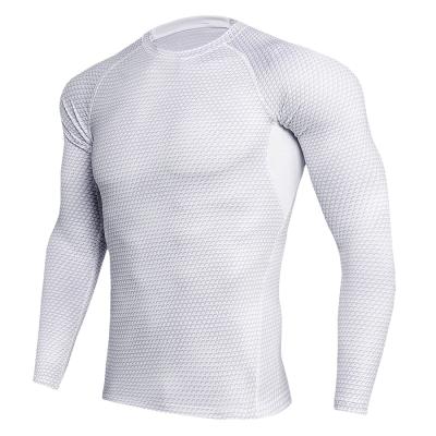 China Men Sports Breathable Custom Fitness Running Long Sleeve Outdoor Sports Quick-drying T-shirt Mens Sports Tops for sale