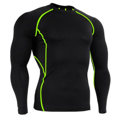 China Breathable Fitness Sports Running Tights T-shirt Long Sleeve Men's Long Sleeve Sweatshirt Men Sports Training Tops for sale