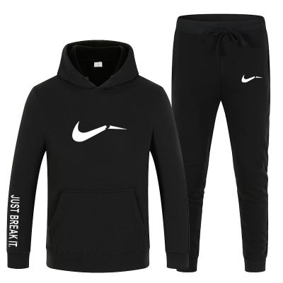 China New Breathable Broken Hook Printing Slim Fit Fitness Suit Fleece Hoodies Custom Wholesale Sportswear For Men for sale