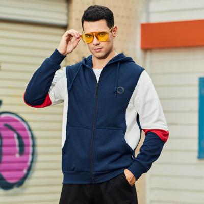 China 2022 New Men's Cardigan Fashion Color Matching Sports Top Rise Working Zipper Windproof Up Wind Breaker Jacket for sale