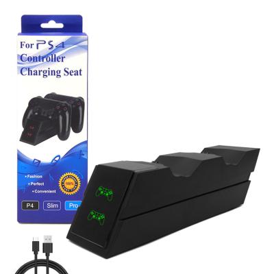 China ABS For PS4 Controller Slim Charging Seat For Playstation 4 Dual Controller Charging Dock for sale