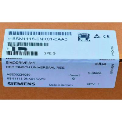 China SIEMENS 6SN1118-0NK01-0AA0 SIMODRIVE 611U AC DRIVE HR 2-AXIS RES. SPEED/TORQUE SETPOINT Uitbreidbaar door opties Te koop