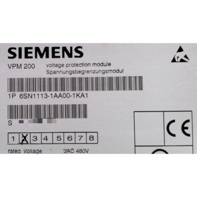 China SIEMENS 6SN1113-1AA00-1KA1 Módulo protegido por tensão 200A SIMODRIVO VPM 200, Módulo de protecção por tensão à venda