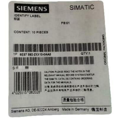 China SIEMENS 6ES7392-2XX10-0AA0 SIMATIC S7-300, LABELING STRIPS (SPARE PART),FOR SIZE WITH 40-POLE FRONT CONNECTOR for sale