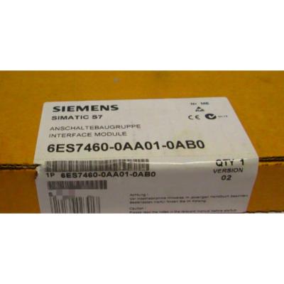 China SIEMENS 6ES7460-0AA01-0AB0 SIMATIC S7-400, INTERFACE MODULE SEND IM 460-0 FOR CENTRAL COUPLING WITHOUT PS TRANSFER for sale