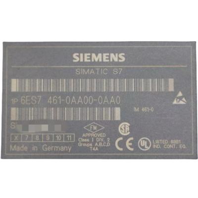 China Siemens 6ES7461-0AA00-0AA0 SIMATIC S7-400, IM461-0 RECEIVER INTERFACE MODULE, FOR CENTRALIZED CONNECTION W/O PS for sale