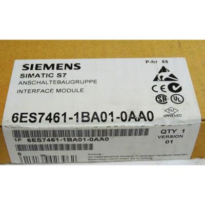 China SIEMENS 6ES7461-1BA01-0AA0 SIMATIC S7-400, INTERFACE MODULE RECEIVER IM 461-1 FOR CENTRAL COUPLING WITH PS TRANSFER for sale