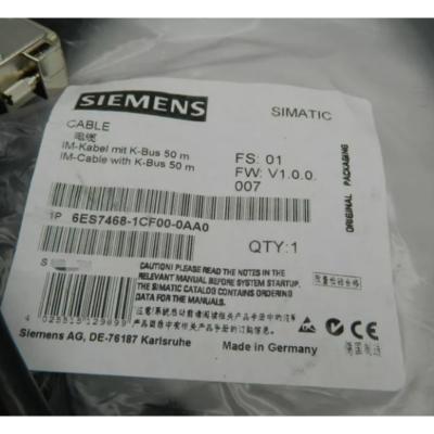 China SIEMENS 6ES7468-1CF00-0AA0 SIMATIC S7-400, IM CABLE WITH C-BUS, 50 M for sale