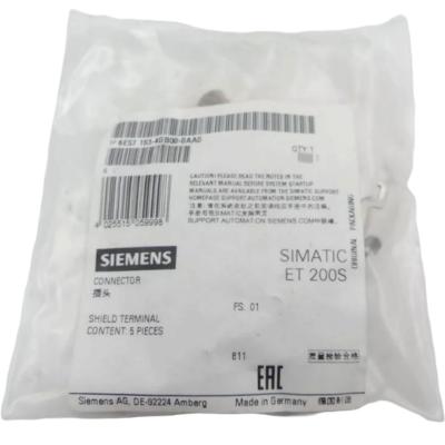 China SIEMENS 6ES7193-4GB00-0AA0 5 SHIELD TERMINALS FOR ET 200S FOR CONNECTING BRAIDED CABLE SHIELDS TO CONDUCTOR BAR 5 UNITS PER PACKING UNIT for sale