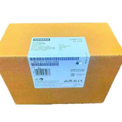 China SIEMENS 6ES7217-1AG40-0XB0 SIMATIC S7-1200, CPU 1217C, COMPACT CPU, DC/DC/DC, 2 PROFINET PORTS ONBOARD I/O: 10 DI 24 V DC; 4 DI RS-422/485; 6 DO 24 V DC; 0,5 A; 4 DO RS-422/485; 2 AI 0-10 V DC Te koop