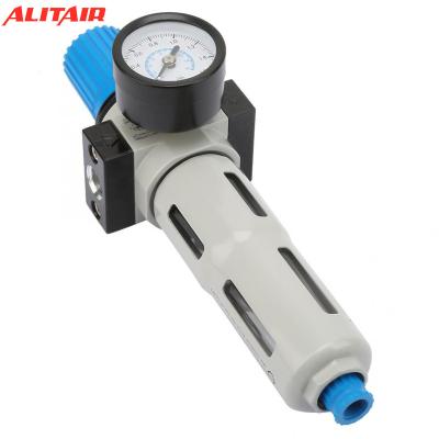 China Pneumatic air filter component pneumatic pressure regulator MINI 1/4 inch type with pressure gauge for sale