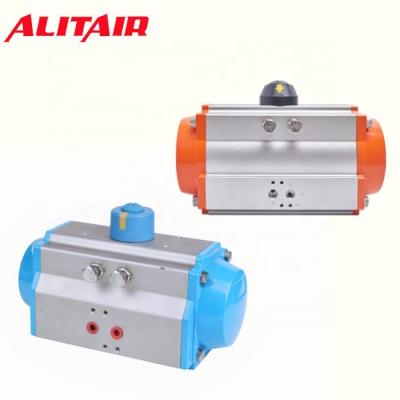 China AT-50D General Double Acting Aluminum Alloy Pneumatic Actuator for Ball Valve and Butterfly Valve for sale