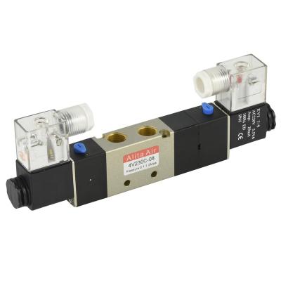 China Pneumatic Air Solenoid Valve 4V230C-08 3 Position 5 Pneumatic Component Way for sale