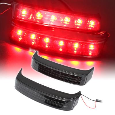 China Motorcycle Saddlebag LED Brake Turn Light Running Smoke Len For Harley Touring Electra Glide CVO Road Glide Road King 2014-2020 MP-509-BL-SM for sale