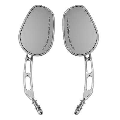 China Shell Motorcycle Universal 8MM Zinc Alloy Rear View Side Mirrors For Harley Road King Touring Sportster XL883 Fatboy 1200 Dyna Softail Breakout for sale