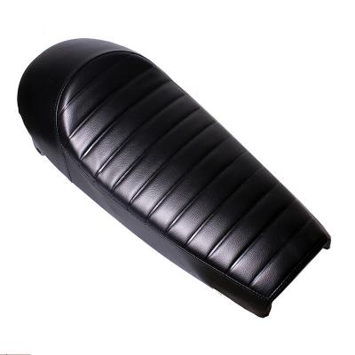 China High Quality Leatherette+PP plastic+Foam Cherk Universal 1 Set Black 64cm Motorcycle Vintage Hump Cafe Racer Seat For Suzuki GS Honda CB Yamaha SR400 XS650 XJ for sale