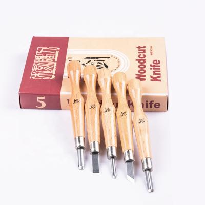 China Non-variable DIY Knife Enthusiasts Wood Graining Carving Tools Walnut Handmade Carving Knife for sale