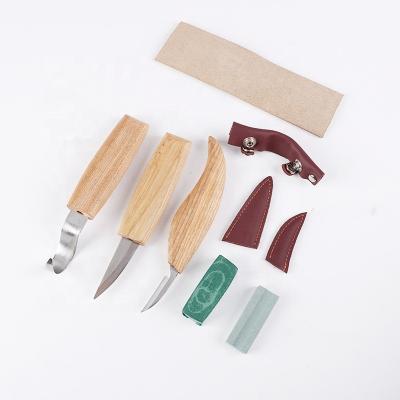 China Professional Non-Variable Engraving Knives Spoon Carving Knives Hobby Wood Carving Set Carving Knife for sale