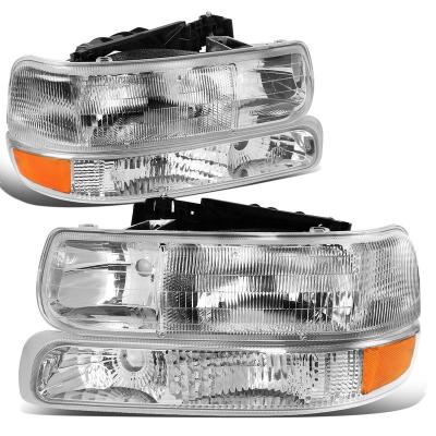 China Front Head Lamp For 1999-2003 Chevrolet Silverado Pickup Head Light Fit For Chevy Silverado 1500 2500HD 3500HD for sale