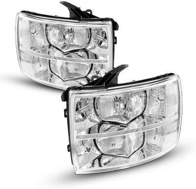 China Auto Pickup Head Light For 2007 Chevrolet Chevy Silverado Car Aftermarket Head Lamp Assembly Fit For Chevrolet Silverado 1500 2500HD 3500HD for sale