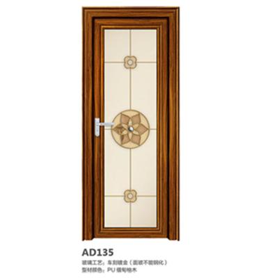 China Aluminum Alloy Casement Door Modern Swing Door With Single Glass for sale