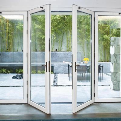 China Contemporary Modern Aluminum Casement Doors Best Front Entry Aluminum Casement Doors Price Aluminum Casement Doors Best Designs for sale