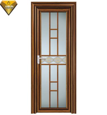 China Steel Swing Door PVC Toilet Door With Aluminum Door Lock for sale