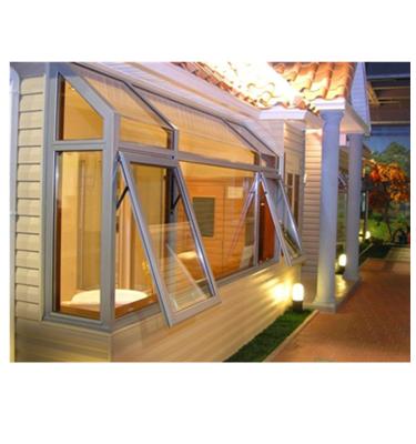 China Electric Window Opener Folding Screen Tent Aluminum Frame Tempered Aluminum Sliding Stained Glass Tent Window for sale