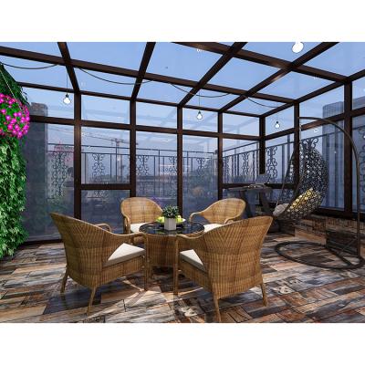 China Customized Mediterranean conservatory sunrooms Malaysia sunroom solarium portable garden summer house for sale