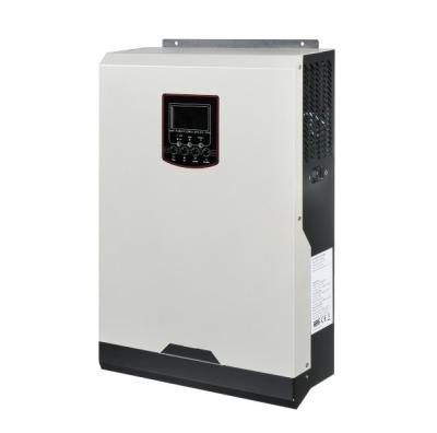 China solar hybrid inverter 3.5KW 24V to 220V 230V built-in mppt 100A working without battery 100*300*400 for sale